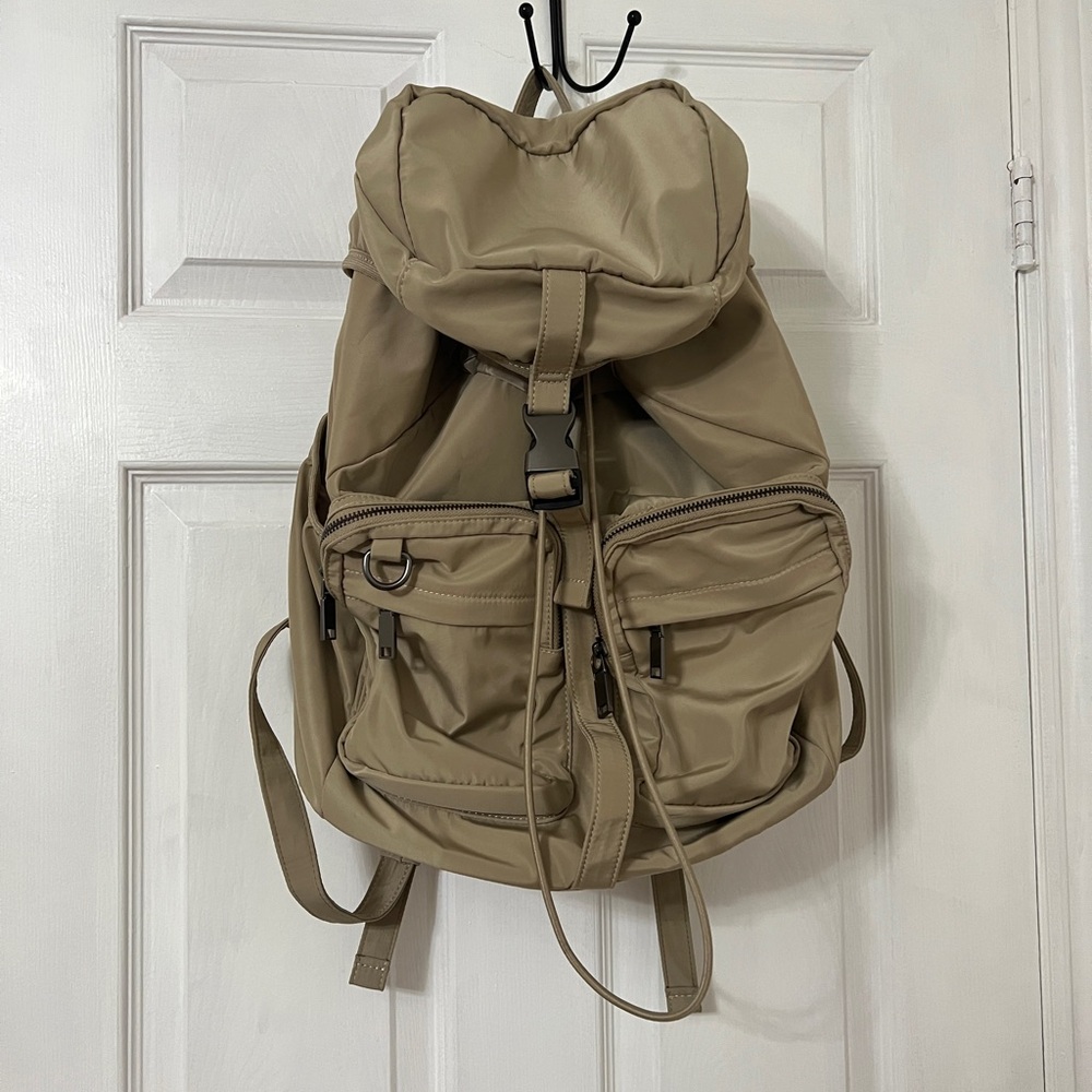 Zara Men's Tan Backpack